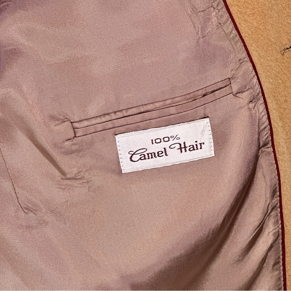 Evan Picone Men’s Camel Hair Sport Coat 44 Short USA - Picture 8 of 16